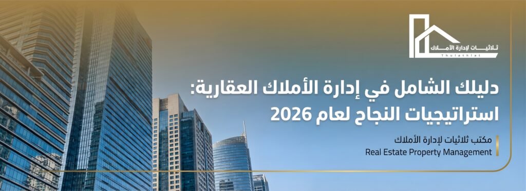 دليلك الشامل في ادارة الاملاك العقارية: استراتيجيات النجاح لعام 2026